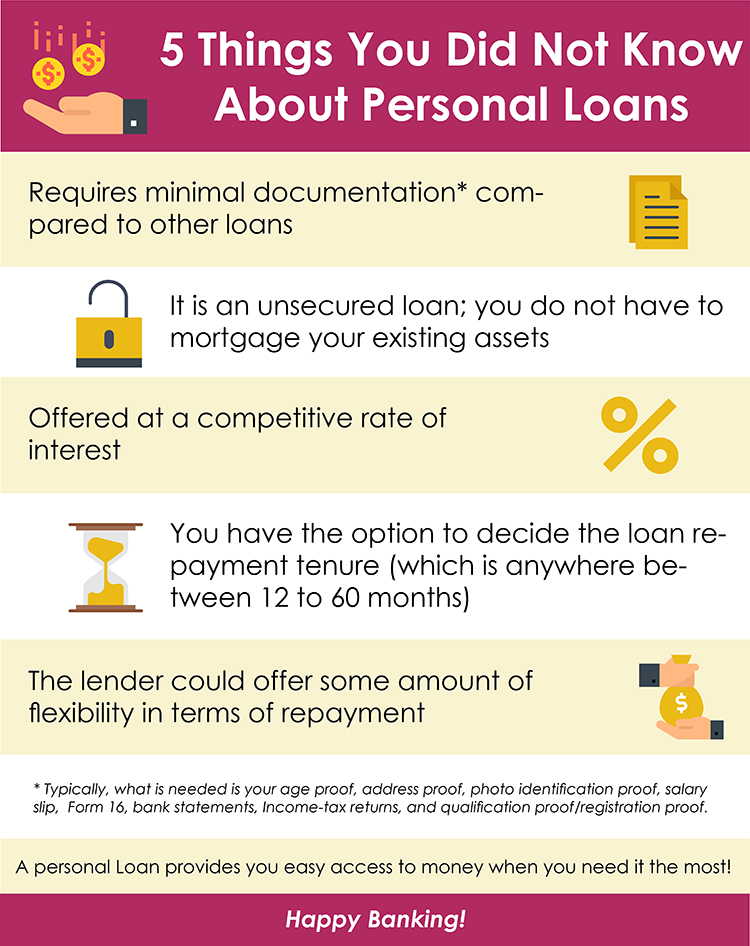 5 Things You Did Not Know About Personal Loans