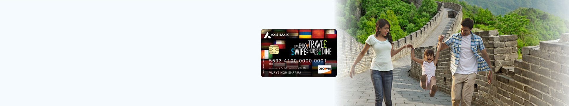 Milti-Currency Forex Card Banner